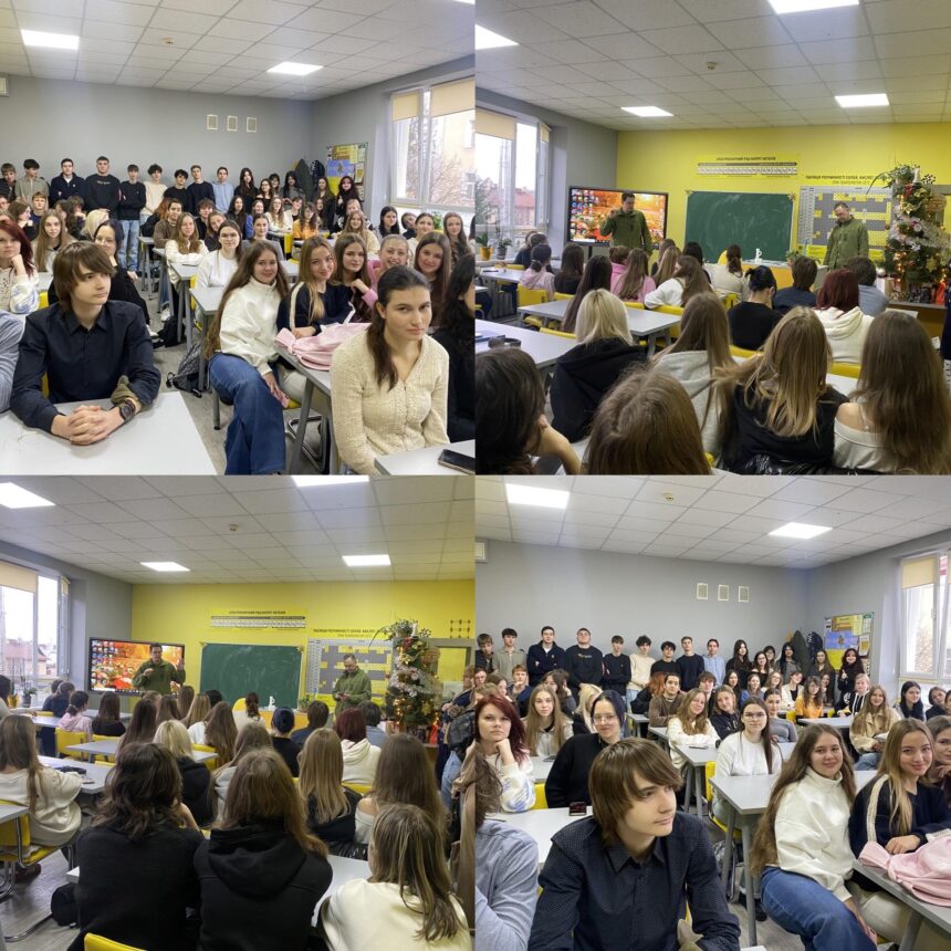 Профорієнтаційна зустріч учнів 7 (11)-х класів із військовослужбовцями
