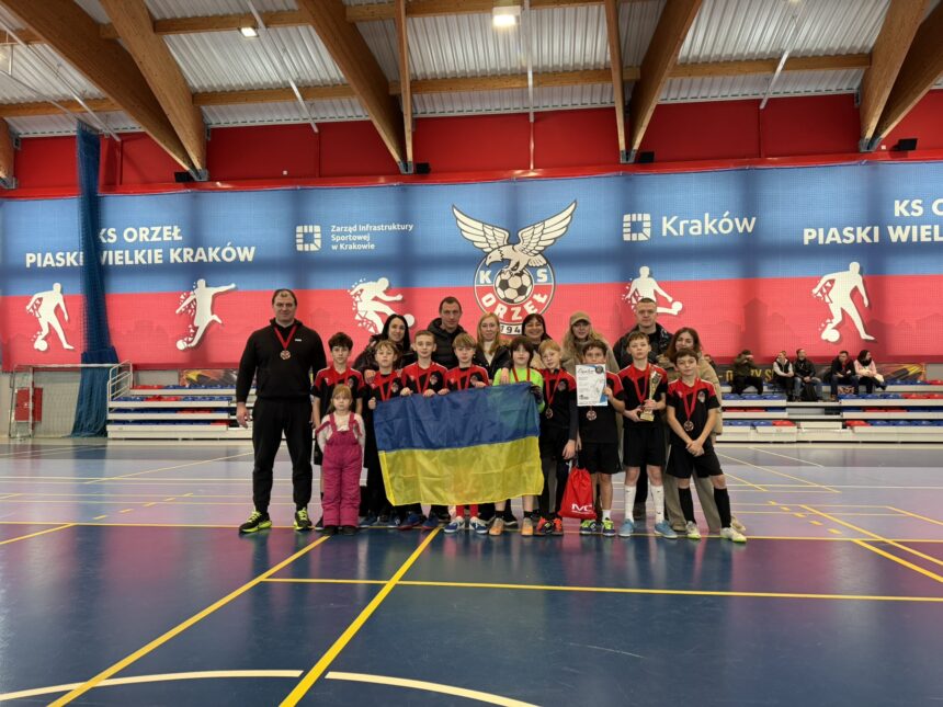 Наші футболісти здобули 3 місце на турнірі в м. Кракові, Польща