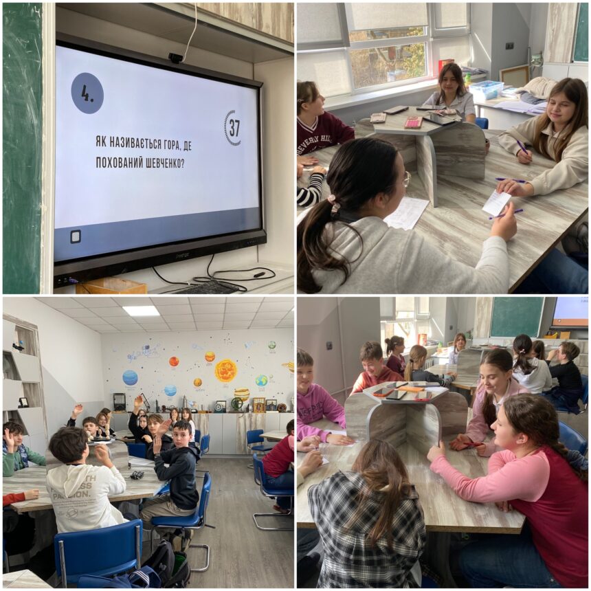 Інтелектуальний турнір серед учнів 3 (7)  класів провели у гімназії.